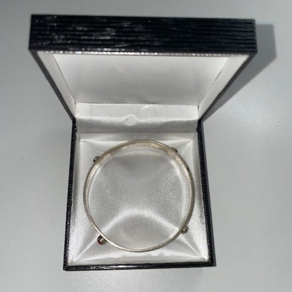 Vintage Silver Bracelet with Coral Beads. Solid Silver. Very Art Deco. - Picture 9 of 10